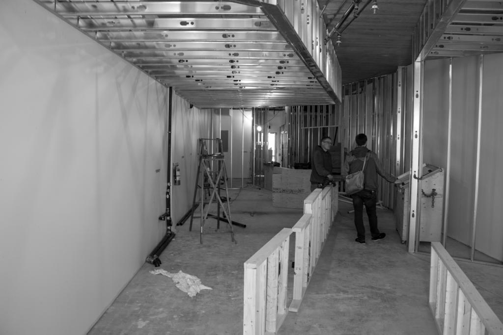 Photo of coffee shop construction