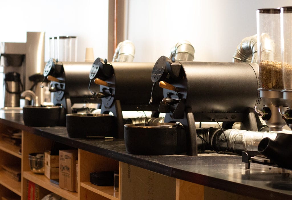 Coffee roasters at Prototype Coffee