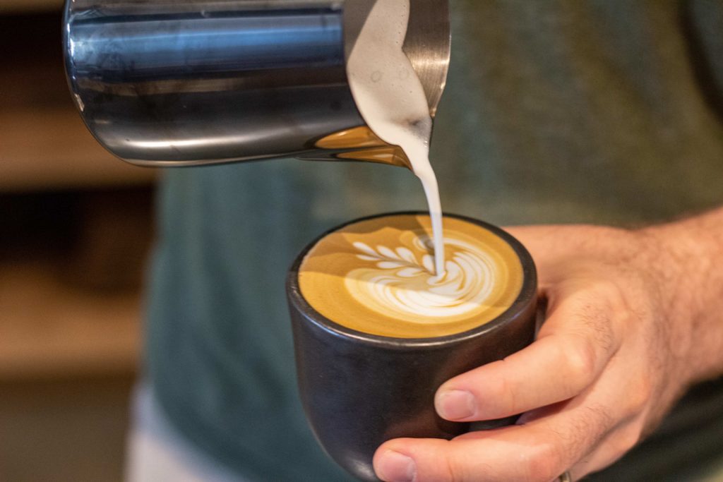 Latte at Prototype Coffee