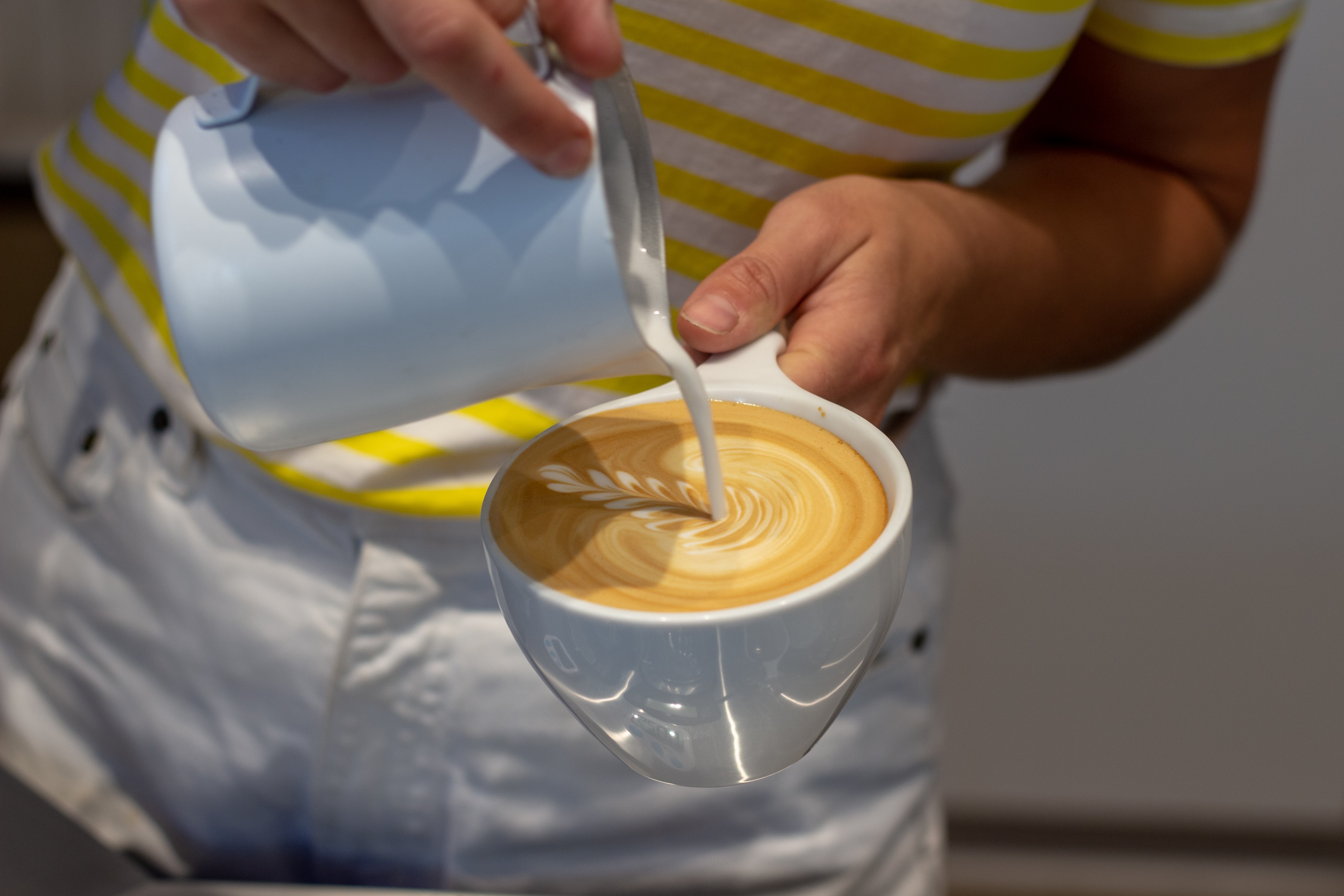 Latte at Matchstick Davie - Vancouver Coffee Snob