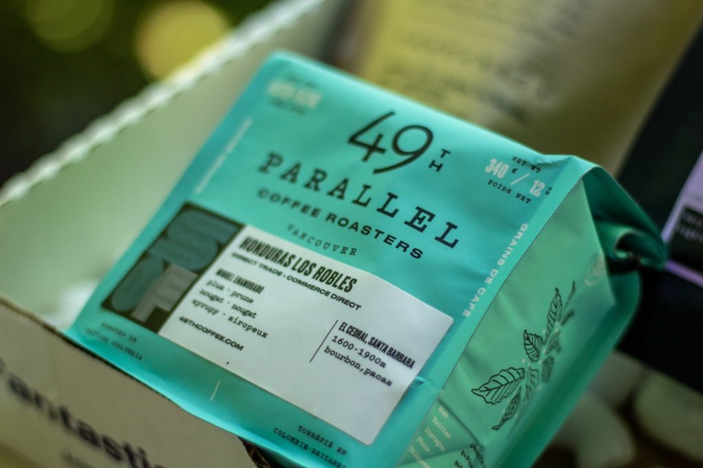 Bag of 49th Parallel Coffee