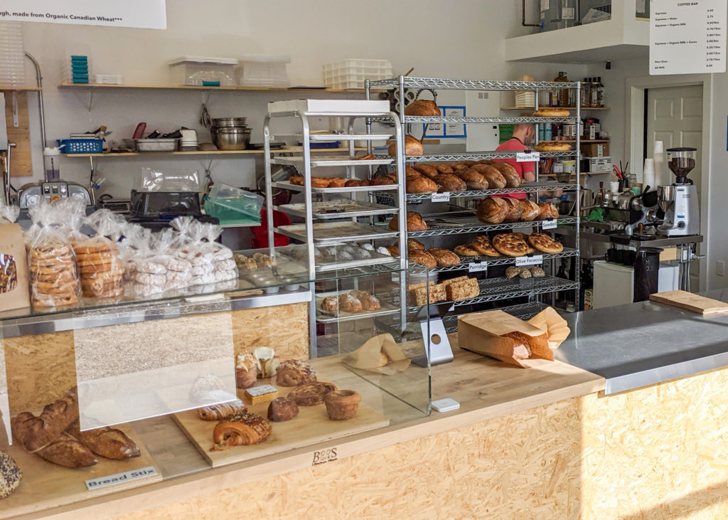 Inside of Lone Wolf Bakery Gibsons