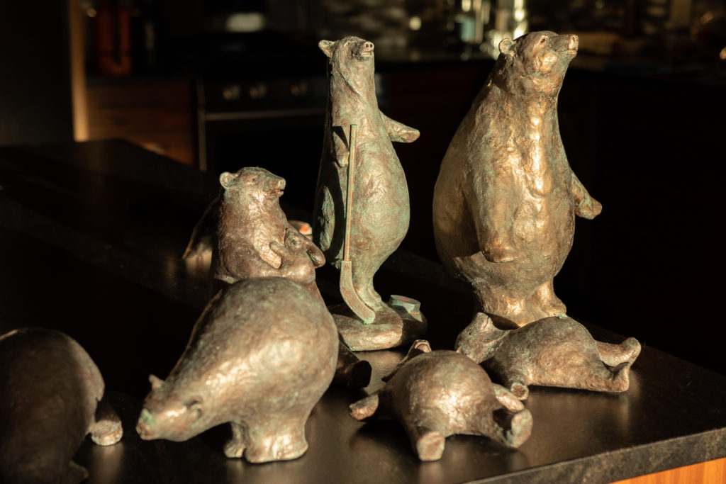 bear sculptures