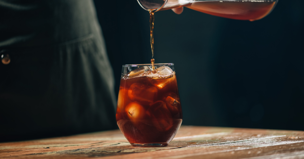 Cold Brew Coffee in Glass