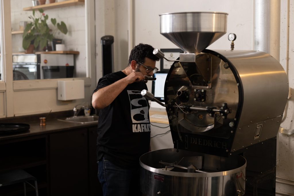 Kafka's is Now Roasting Coffee